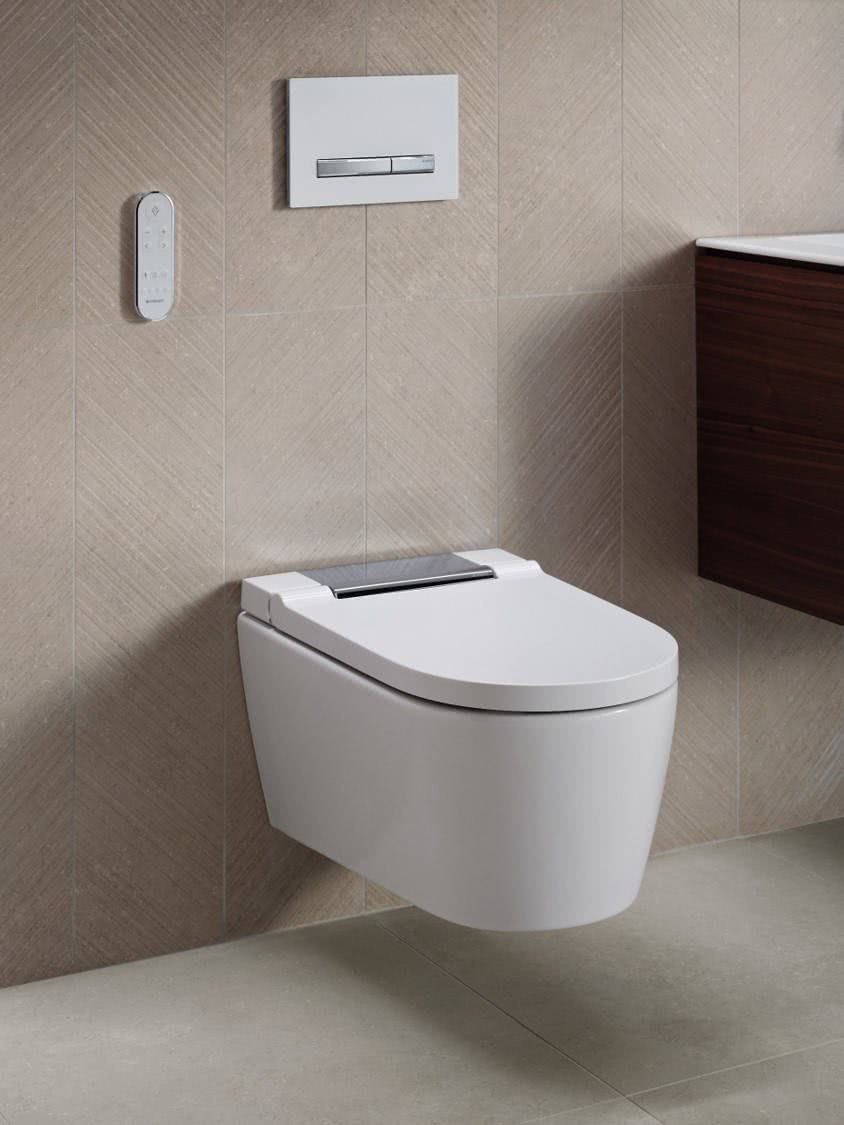 Geberit AquaClean Sela WC-Schüssel erfrischende Vielfalt Highlights BadeWelten