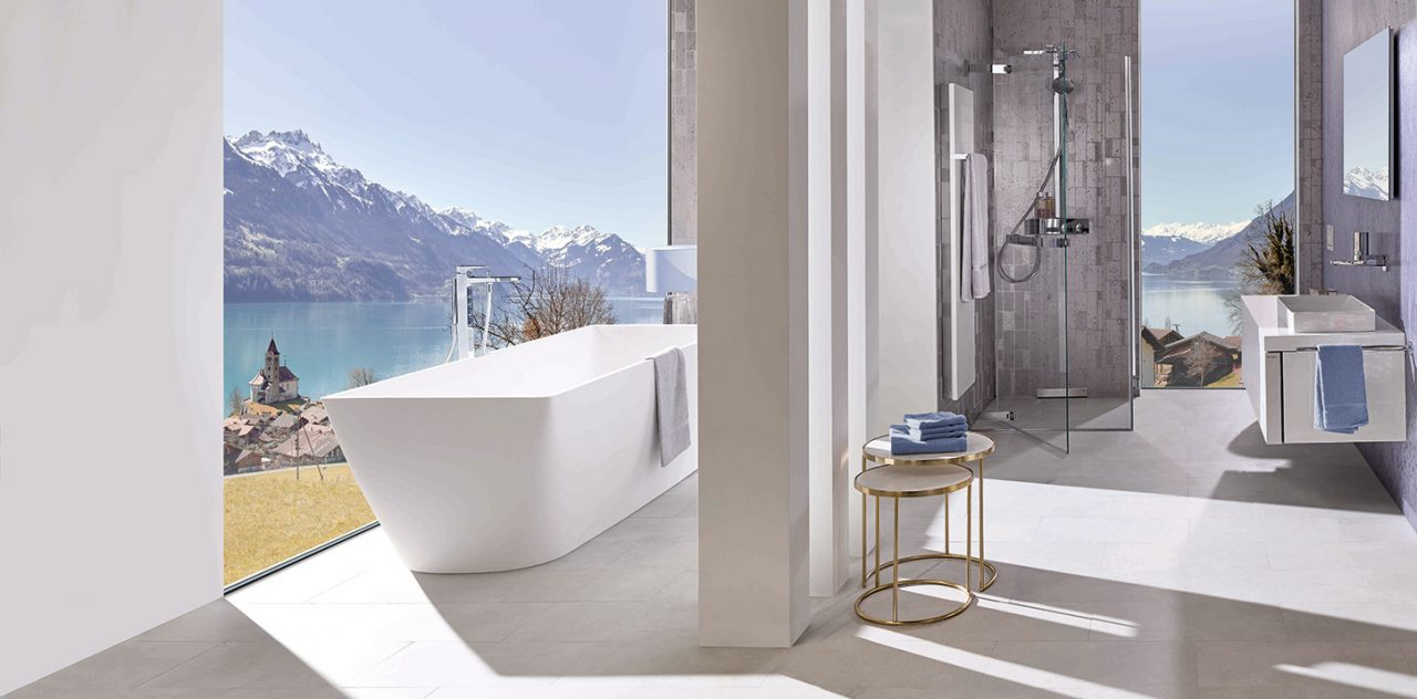 inspirationen schwarz weises bad design, kreative gestaltung von privatbädern - badewelten, Design ideen